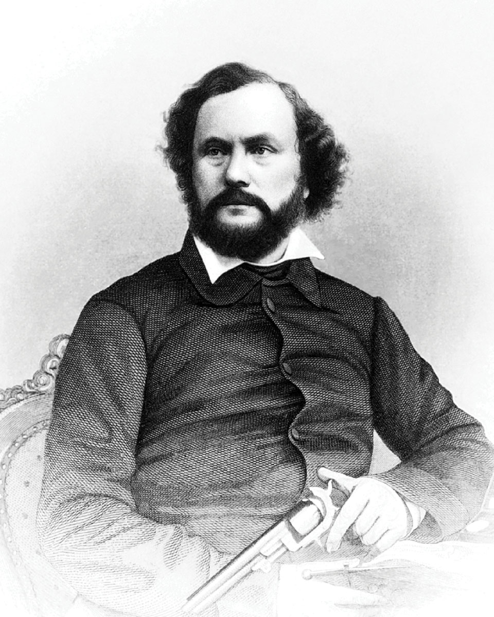 Samuel Colt died at the age of 47 (in 1862)  having revolutionized manufacturing methods with interchangeable parts, primarily in the  manufacture of revolvers. He was one of the world’s wealthiest men.